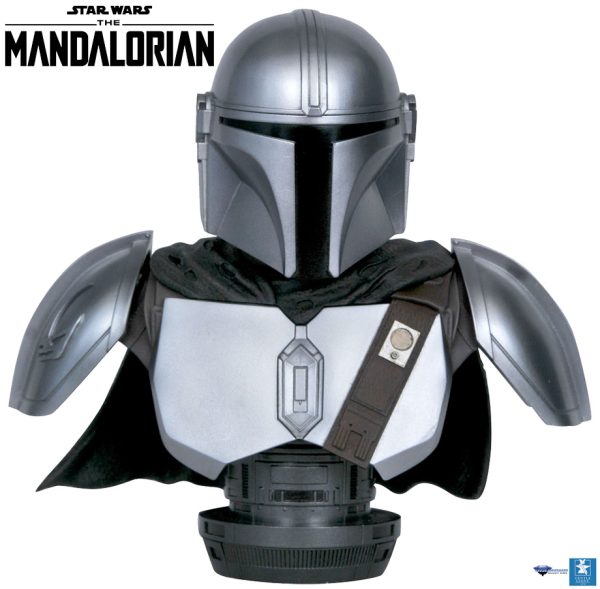 Figura The Mandalorian Busto Beskar Resina 25cm