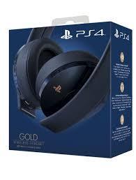 Headset Wirleless Gold Edición 500 Millones PS4
