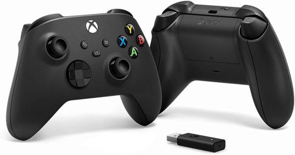 Controller Xbox Series X Black + Adaptador Windows
