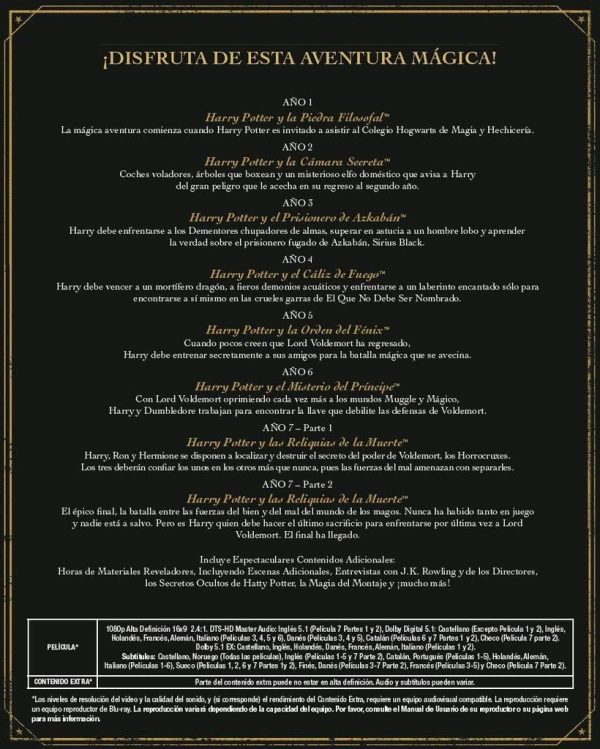 Harry Potter Colección Completa BR