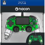 Mando Compact Controller Nacon Wired Verde Transparente PS4