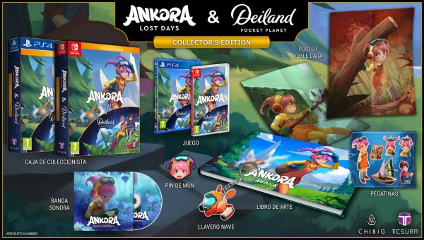 RESERVA Ankora: Lost Days & Deiland: Pocket Planet - Collector´s Edition PS4
