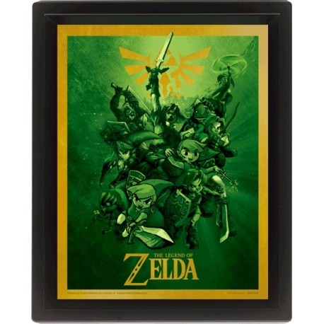 Poster 3D Legend of Zelda