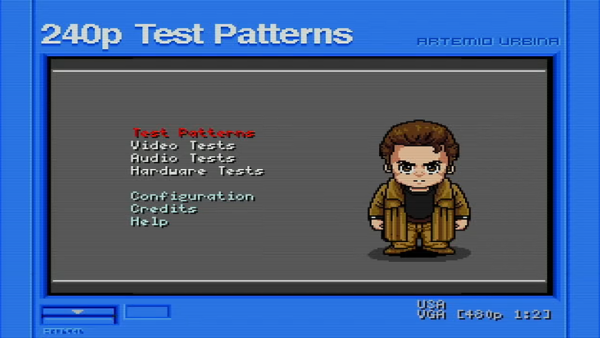 240P TEST SUITE [Sega Dreamcast]