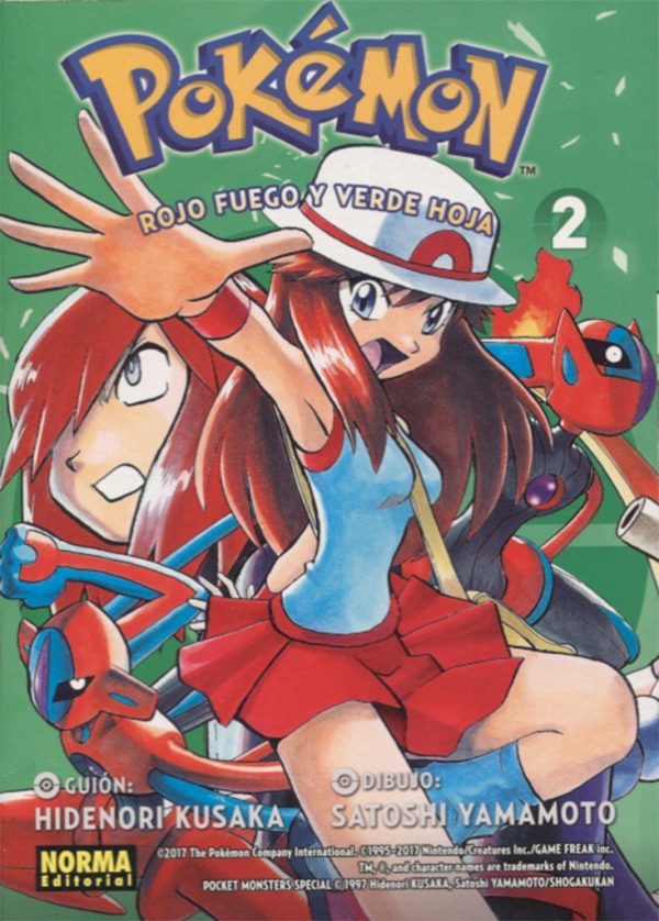 Pokemon Nº14 Rojo Fuego y Verde Hoja Nº2