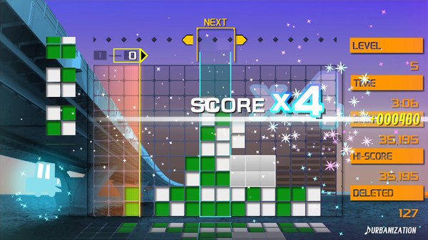 Lumines Remastered PS4