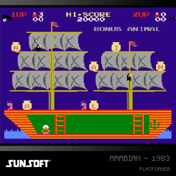 Cartucho Evercade Sunsoft Collection 1