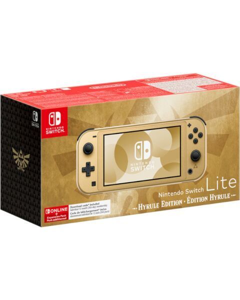 Nintendo Switch Lite Hyrule Edition + 12 meses NSO