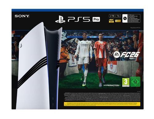 Consola PS5 Pro 2TB + EA Sports FC 26 (Código de descarga)