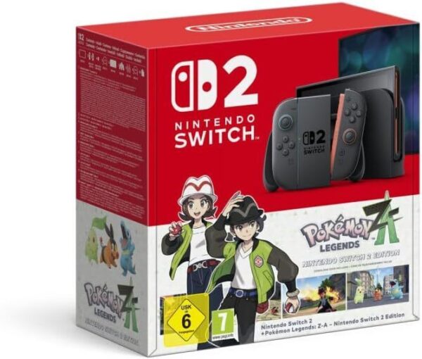 Consola Nintendo Switch 2 con Leyendas Pokémon Z-A