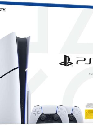 Consola PS5 Slim + 2 DualSense White