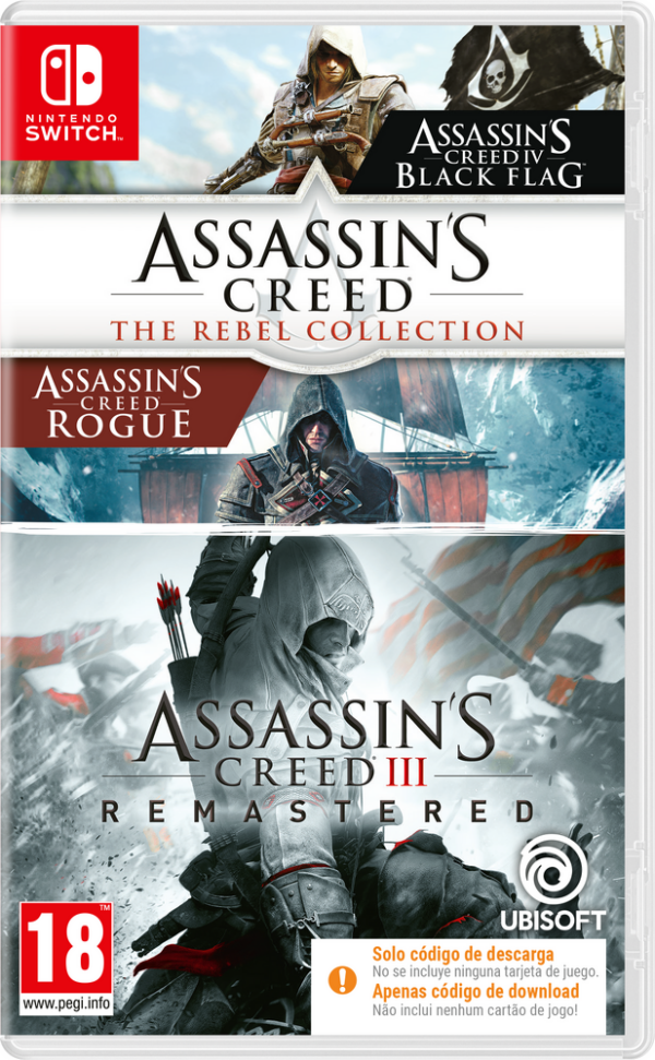 Assassin's Creed III + The Rebel Collection Bundle (CIAB) SWITCH