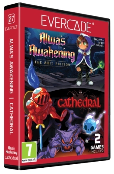 Blaze Evercade Alwa´s Awakening y Cathedral
