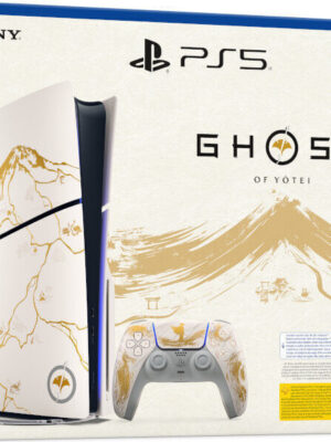 Consola PS5 Slim Edition + DualSense (1TB) Ghost of Yotei - Gold Limited Edition