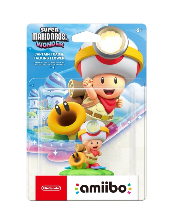 Amiibo Captain Toad & Talking Flower