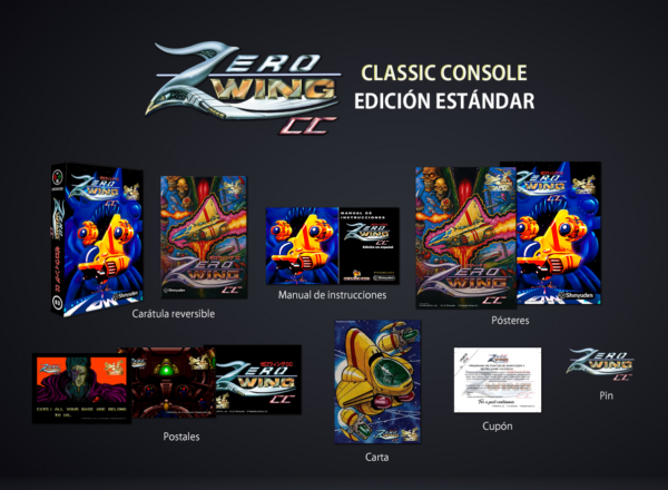 Zero Wing CC Classic Console MEGA DRIVE