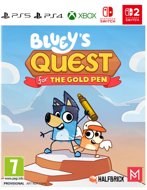 Bluey's Quest for the Gold Pen