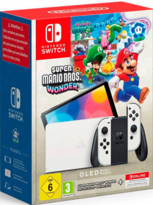 Consola Nintendo Switch + Mario Wonder + 12 Meses Nintendo Switch Online