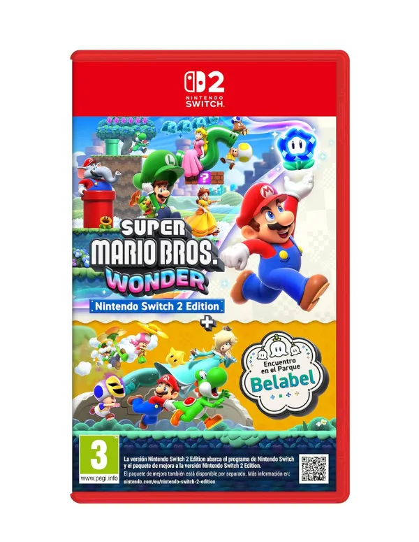 RESERVA Super Mario Bros. Wonder Nintendo Switch 2 Edition + Encuentro en el Parque Belabel Switch 2