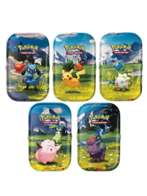 Mini lata Pokémon TCG Héroes Ascendentes Español