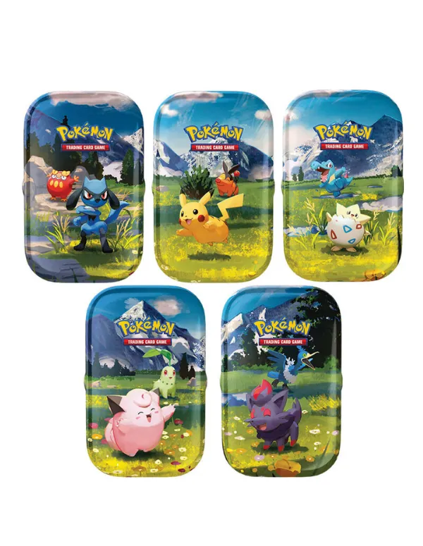 Mini lata Pokémon TCG Héroes Ascendentes Español